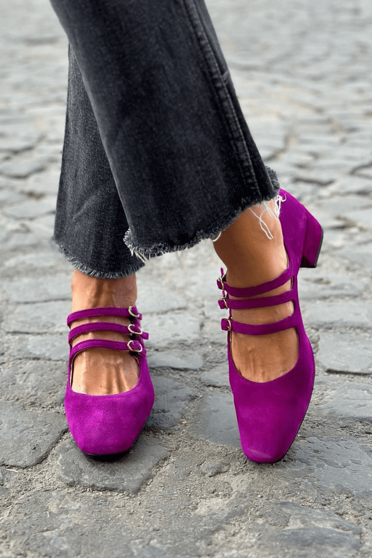 SABRINA | BALLET FLATS WITH STRAPS