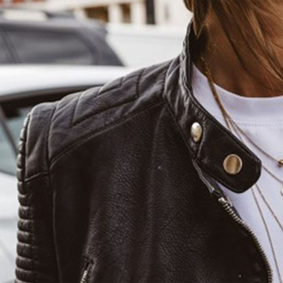 Santana™ | Elegant Natural Leather Jacket