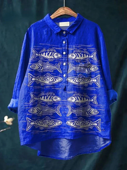 Blue Fish | Artistic T-Shirt