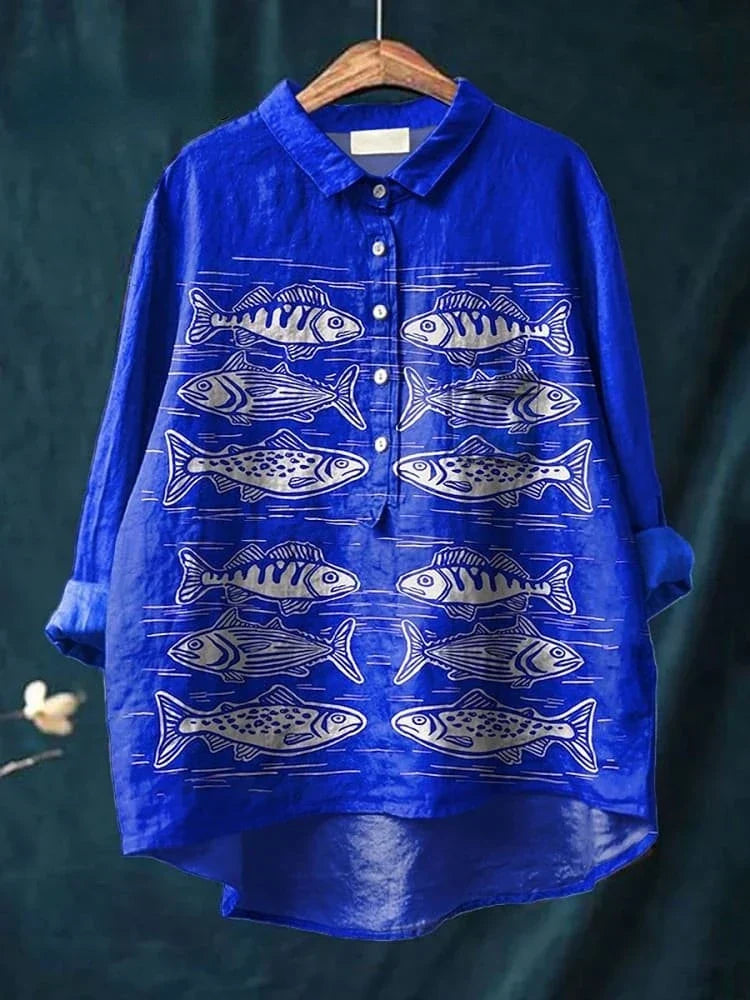 Blue Fish | Artistic T-Shirt
