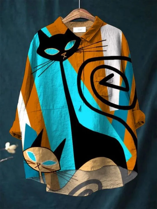 Cat | Artistic Animal T-Shirt